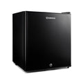 Black Subcold Aire30 LED mini fridge with front door and recessed handle
