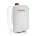 White Subcold mini fridge with top handle and front logo