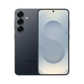 Samsung Galaxy S25 5G smartphone in Blue Black, front and back view with triple rear cameras