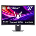 37-inch curved gaming monitor with 4K UHD display and base stand