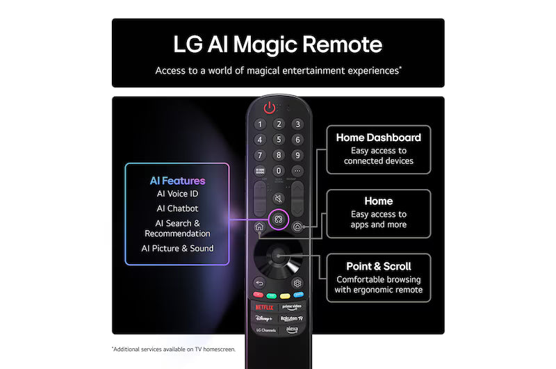 48 inch LG OLED evo AI C5 4K Smart TV - OLED48C55LA.AEK