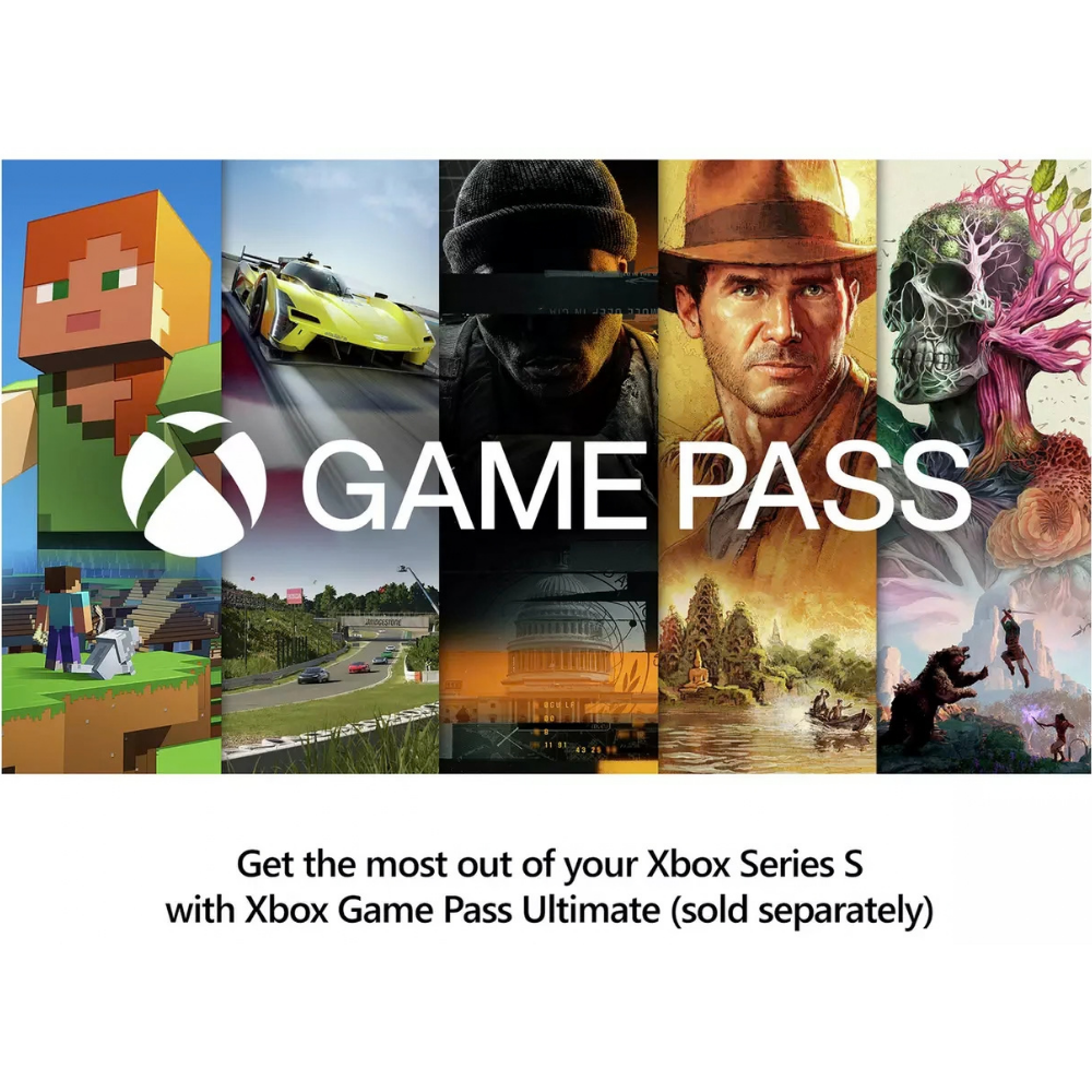Game Pass Ultimate promotional graphic with gaming character collage