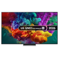 75-inch flat-screen smart TV with colorful display and pedestal stand