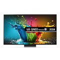 86-inch LG QNED MiniLED AI TV with colorful splash display