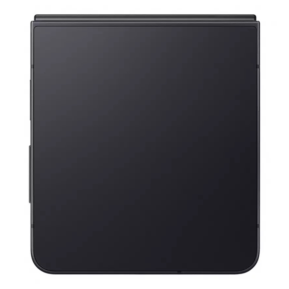 Jet Black foldable smartphone back panel with smooth glossy finish