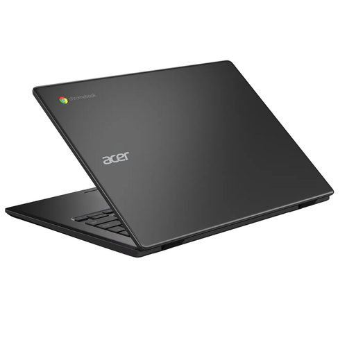 Acer Chromebook 14-inch laptop in dark gray with keyboard and screen open