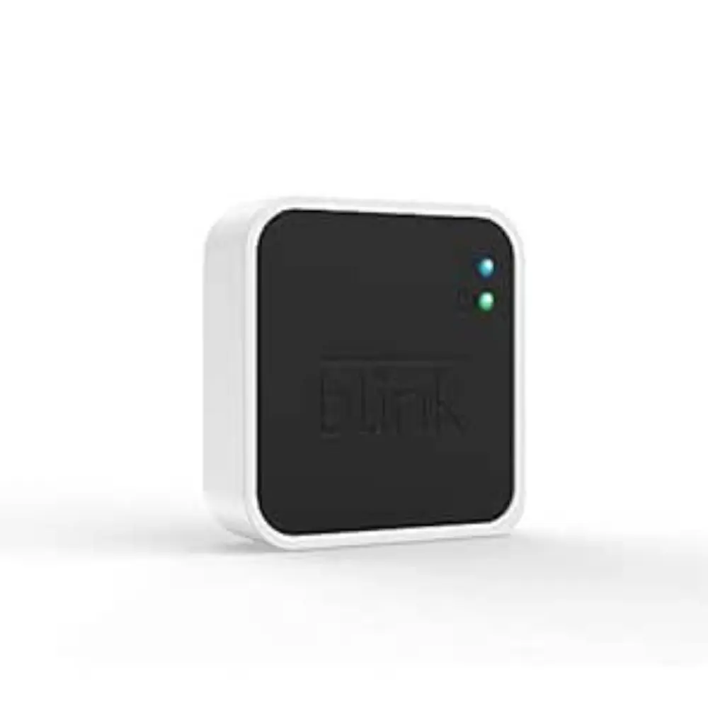 White Blink sync add-on module with dark front and two green status LEDs.