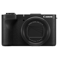 Canon PowerShot V1 vlogger camera with zoom lens, black body