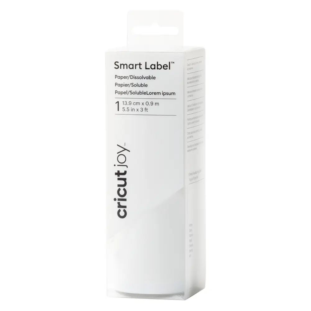 Cricut Joy Smart LabelTM dissolvable label paper pack, white