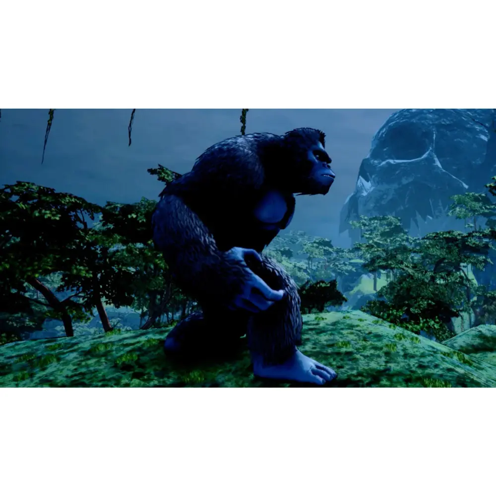Nintendo Switch game artwork with a blue-lit Kong looking toward the distance