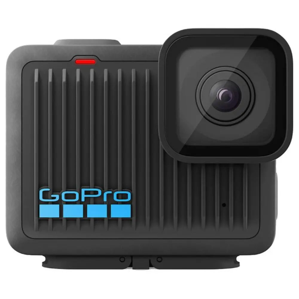 GoPro HERO 4K action camera, front lens and rugged housing in dark gray