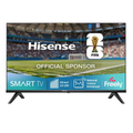 40-inch Hisense LED smart TV with dual stands, showing FIFA Official Sponsor