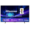 65" Hisense QLED 4K Smart TV with Freely, QLED and Dolby Vision logos on screen