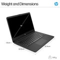 HP LAPTOP 14SDQ3001NA 14IN 4GB 64GB BLACK