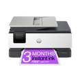 HP all-in-one wireless color inkjet printer with front display and paper tray
