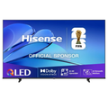 Hisense QLED 55-inch 4K TV with slim bezel and two-foot stand