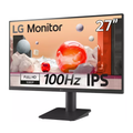 LG 27-inch IPS LCD monitor with Full HD display and black stand base