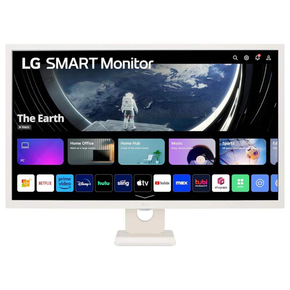 LG 32 INCH SMART WEBOS 23 MONITOR WHITE