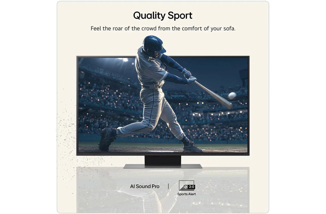 LG 65QNED86B6B 65 inch QNED evo Mini LED 4K HDR Smart TV