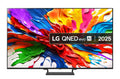 Mini LED 4K Smart TV with slim stand, colorful display and LG branding on screen
