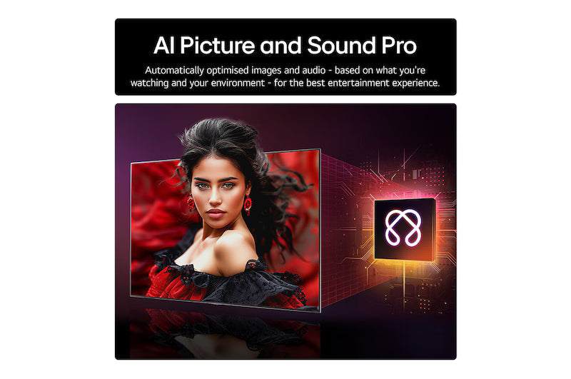 LG QNED86 55" QNED evo AI Mini LED 4K HDR Smart TV 2025 - 55QNED86A6A