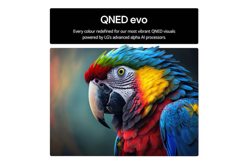 LG QNED86 55" QNED evo AI Mini LED 4K HDR Smart TV 2025 - 55QNED86A6A