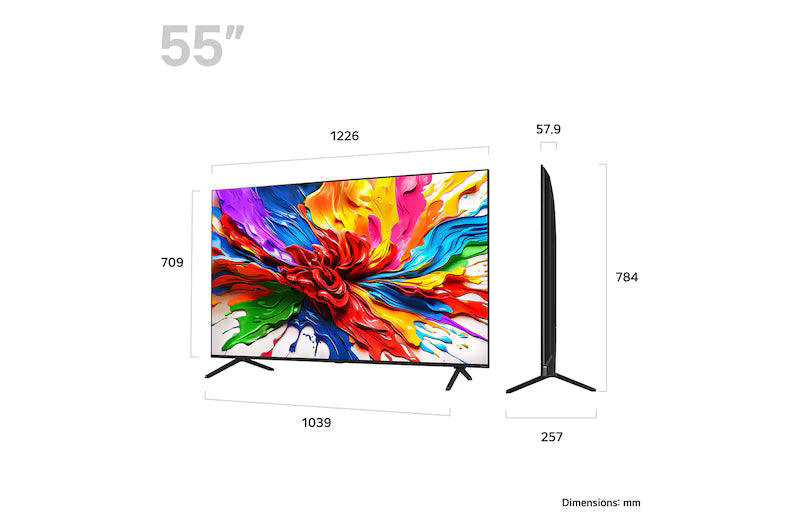 LG QNED92A6 55" 4K Ultra HD MiniLED QNED Smart TV - 55QNED92A6A.AEKQ