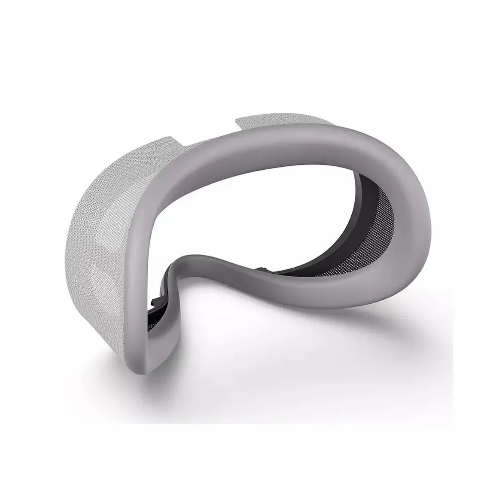 Breathable facial interface for Meta Quest 3S, gray mesh seal and padded frame