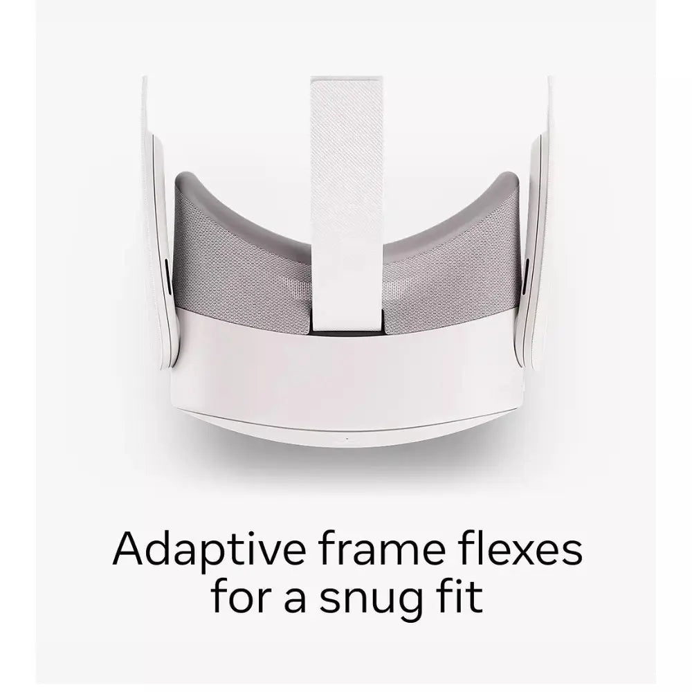 Breathable facial interface for Meta Quest 3S, flexible padded mesh back panel