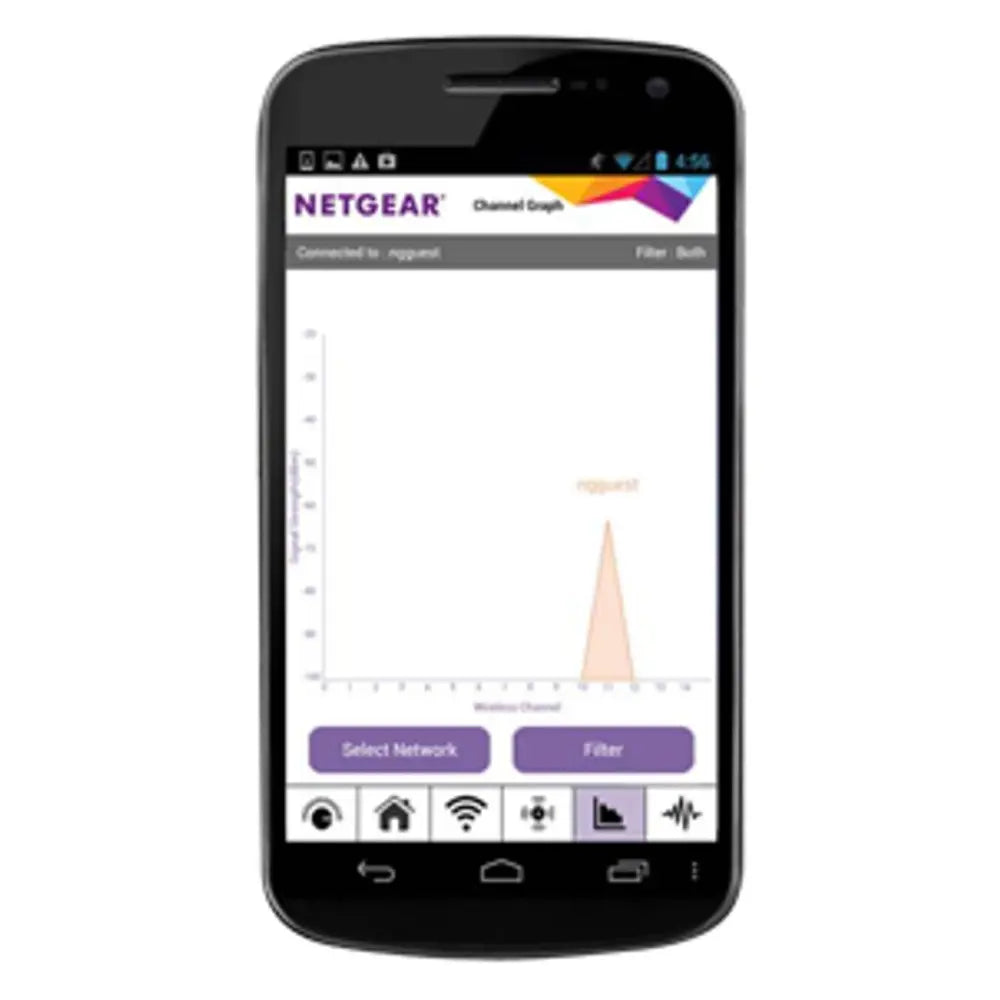 NETGEAR WiFi range extender setup screen on smartphone