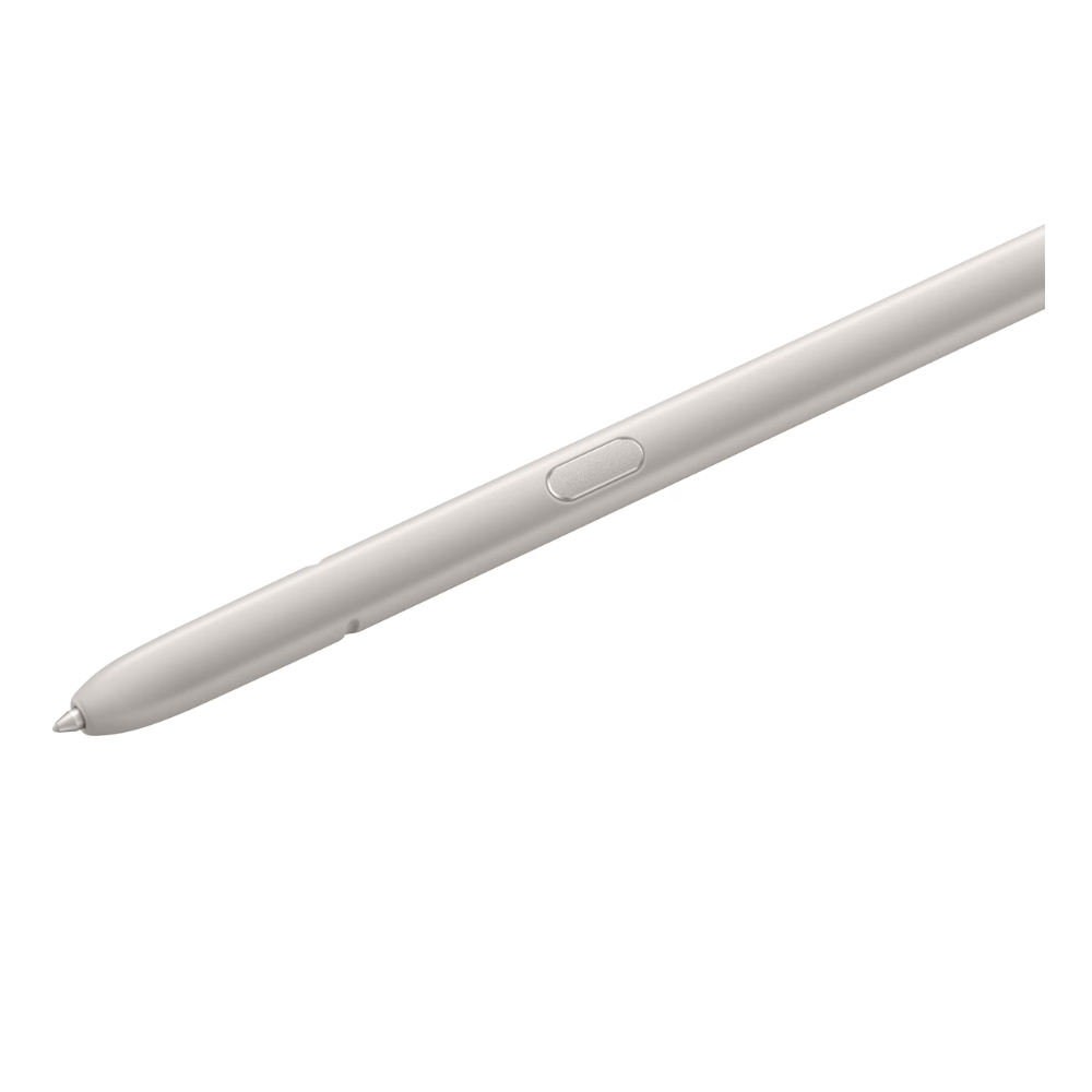 S25 Ultra S Pen stylus, angled view with side button and pointed tip