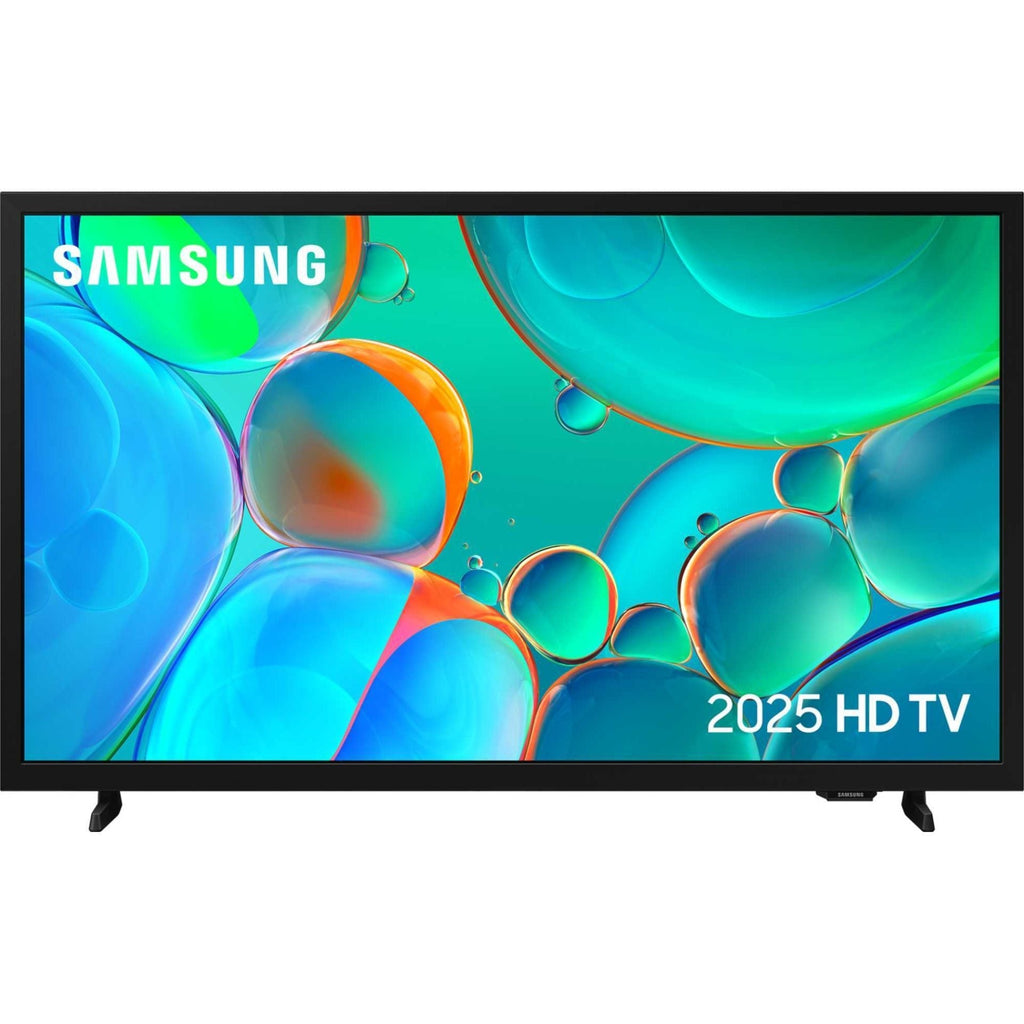 32-inch HD Smart TV with colorful abstract screen