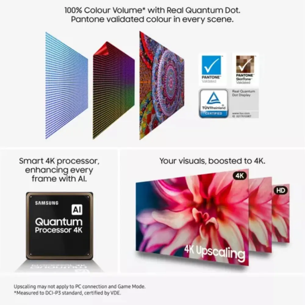 SAMSUNG Q7F 50" QLED 4K Vision AI Smart TV 2025 - QE50Q7F