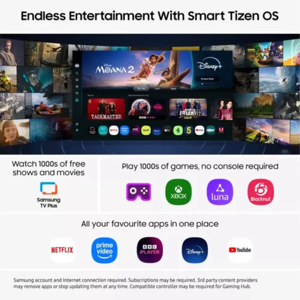 SAMSUNG Q7F 50" QLED 4K Vision AI Smart TV 2025 - QE50Q7F