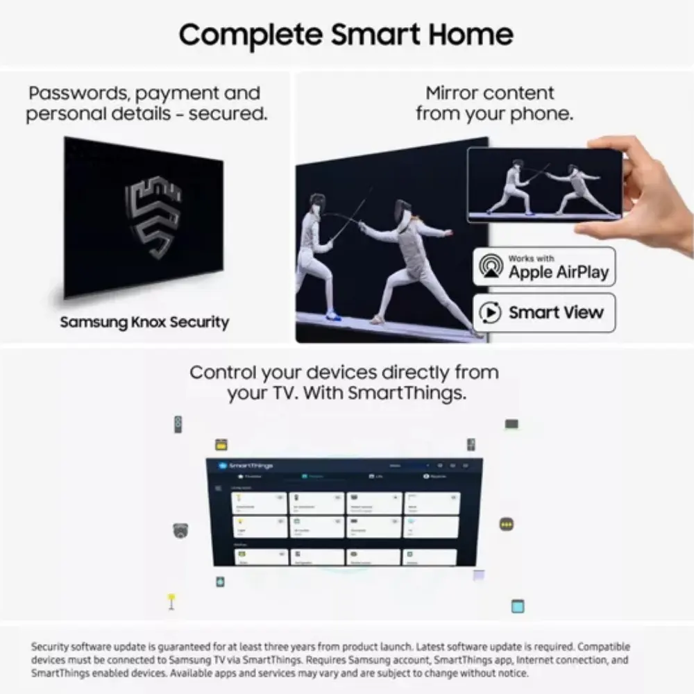 SAMSUNG Q7F 50" QLED 4K Vision AI Smart TV 2025 - QE50Q7F
