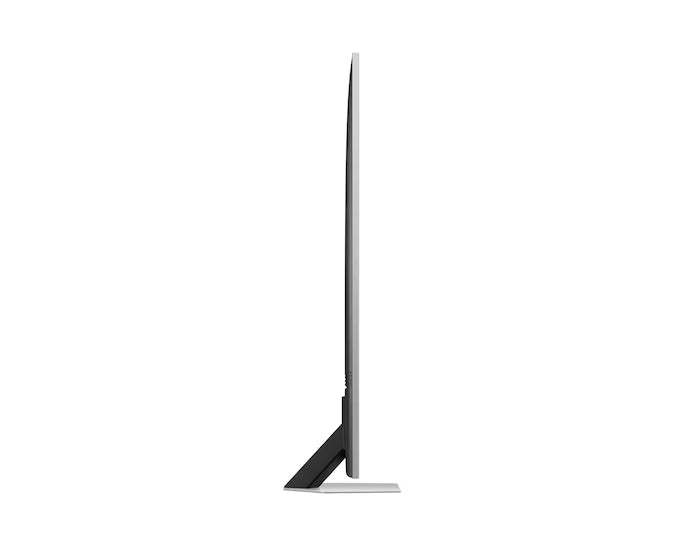 Samsung 65-inch 4K smart TV thin side profile with pedestal stand