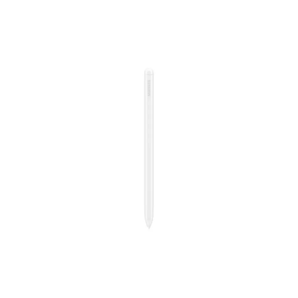 White stylus pen for tablet, side view