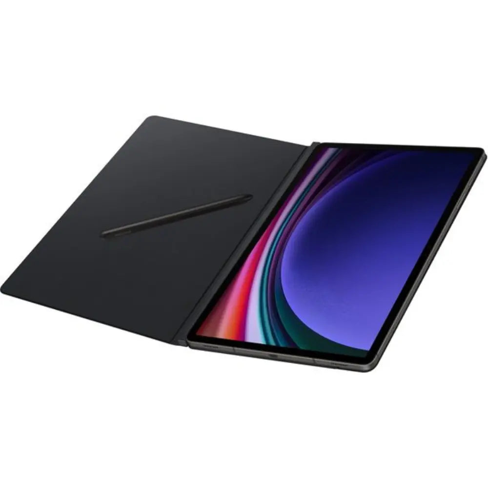 Samsung smart book cover for Tab S9+, folio with stylus holder and open viewing stand