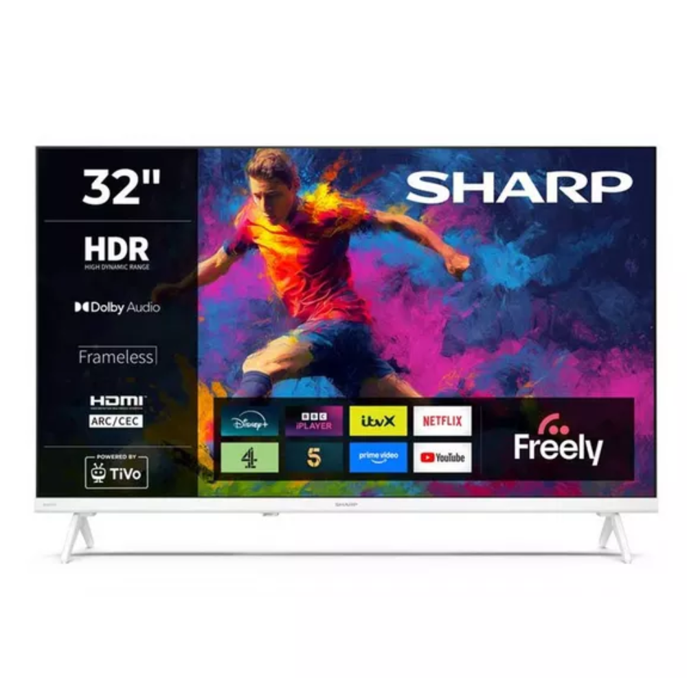 SHARP 32 INCHSMART TV WHITE