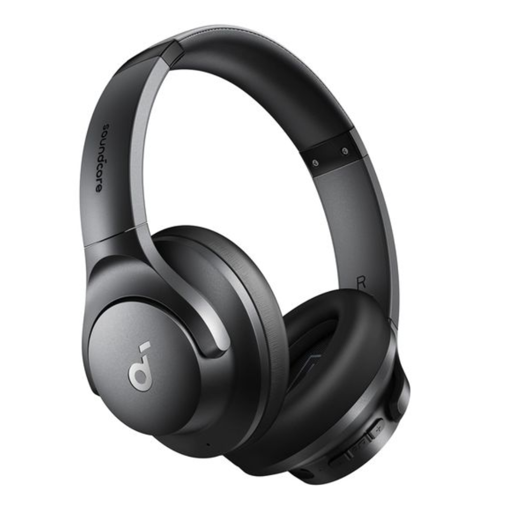 SOUNDCORE Q21i hybrid foldable headphones, black over-ear with cushioned ear cups