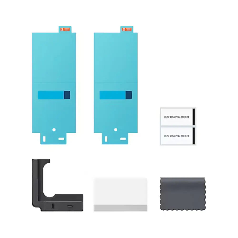 Samsung screen protector film set for Galaxy Z Fold7: two sheets and cleaning cloth