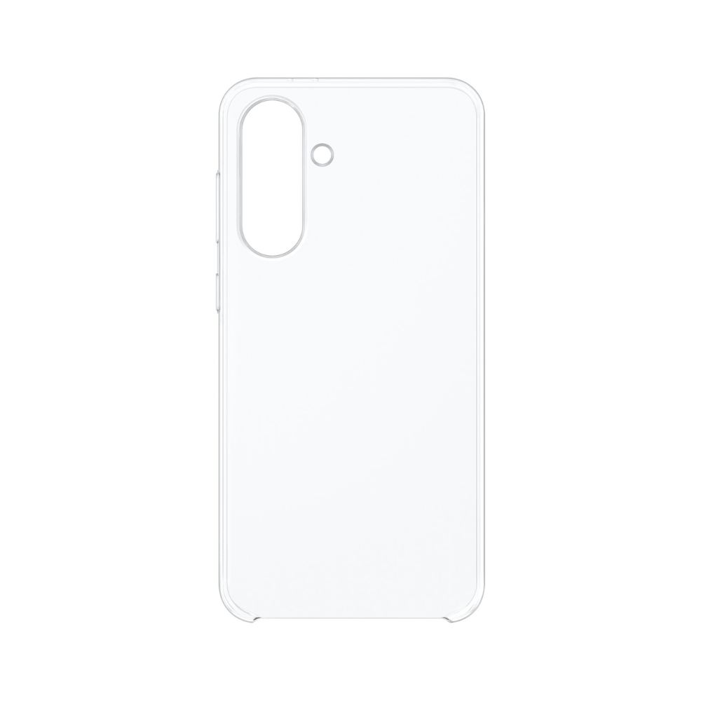 Samsung clear Galaxy A36 phone case, transparent back with top camera and flash cutouts