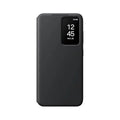 Galaxy S24 Smart View wallet case, black with front display window