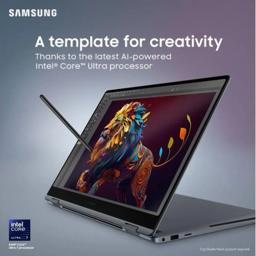 Samsung Galaxy Book4 Pro 360 (16", Core Ultra 7, 16GB)