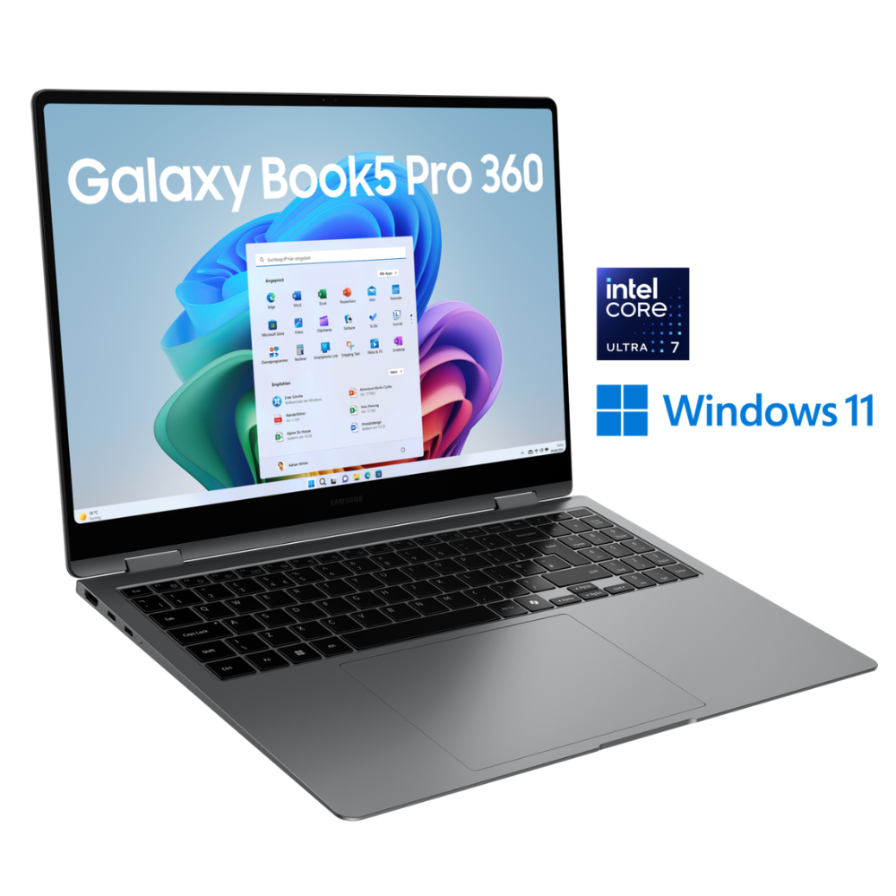 Samsung Galaxy Book5 Pro 360 (16", Core Ultra 7, 16GB) NP960QHA-KG4DE