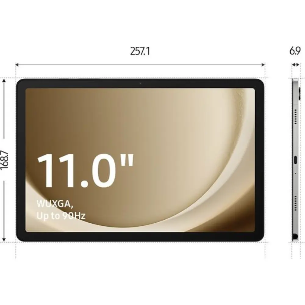 Samsung Galaxy Tab A9+ 11″ Tablet 64GB, Silver – SM-X210NZSAEUA