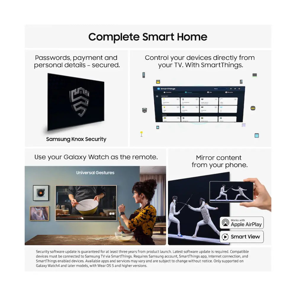 Samsung QE55LS03F 55-inch The Frame QLED AI Smart TV with Art Mode Wall Mount