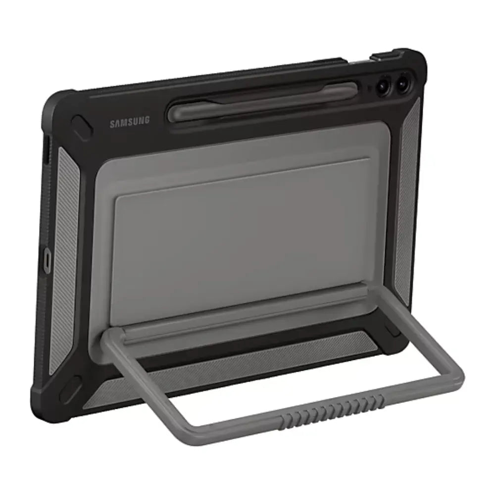 Samsung outdoor tablet case with kickstand and rugged protective frame