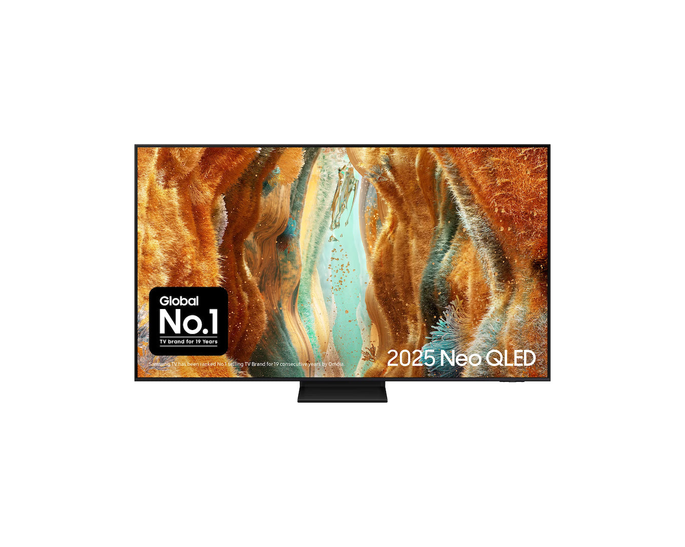 65-inch Samsung 4K Smart TV with Mini LED display, front view