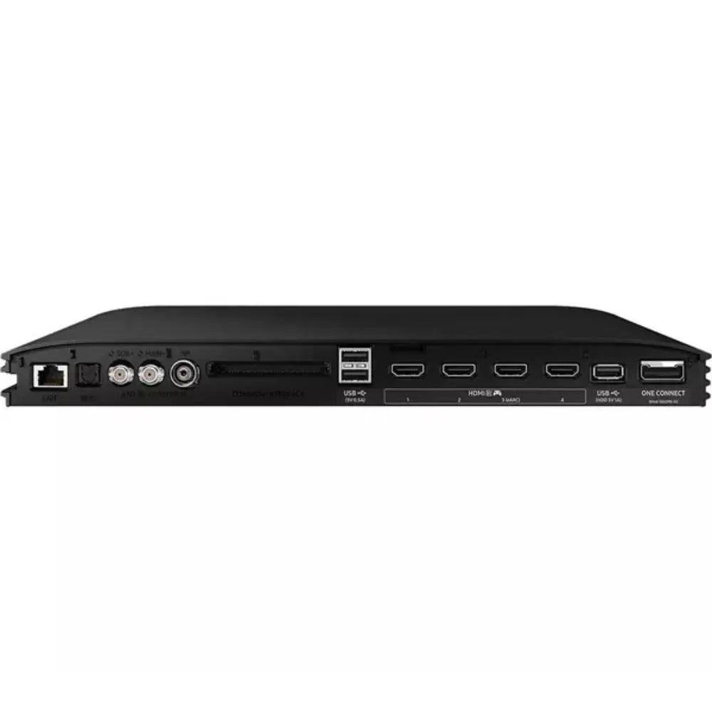 Samsung Neo QLED 8K TV rear panel with HDMI and USB ports